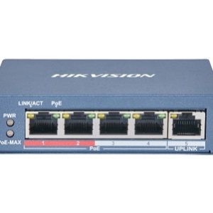 DS-3E0105P-E(B) 4-портовий  <br/> некерований POE комутатор - Зображення 1