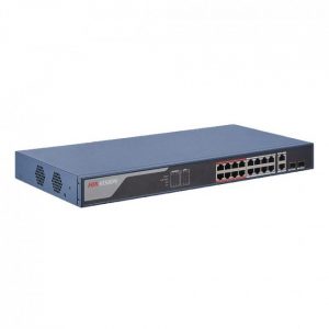 Комутатор 16 портів DS-3E1318P-EI(B)<br>POE керований - Зображення 1