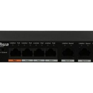 DH-PFS3006-4ET-60  <br/> 4-портовий РоЕ  <br/> комутатор - Зображення 1